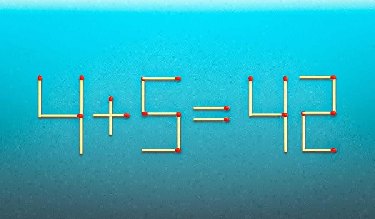 Morate povući 2 šibice i jednakost će postati točna: brzi IQ test