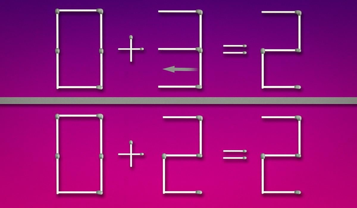 Trebate povući jednu šibicu i jednakost će postati istinita: zagonetka za genije