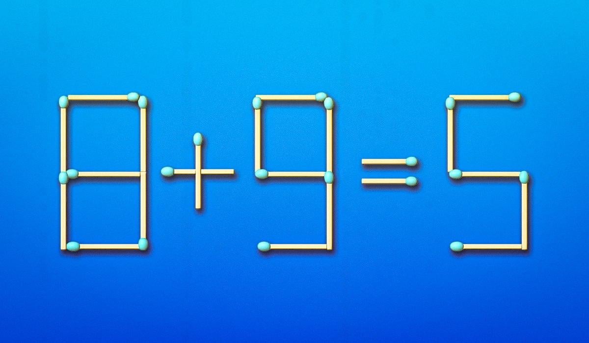 Trebate pomaknuti samo jednu šibicu da biste ispravili pogrešku: IQ test za 11 sekundi