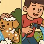 IQ test: pronađite 3 razlike na slici dječaka i psa u 31 sekundi IQ test: pronađite 3 razlike na slici dječaka i psa