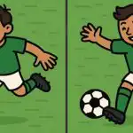 IQ test: pronađite 3 razlike na slici nogometaša u 23