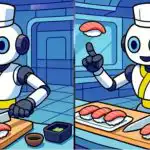 IQ test: pronađite 3 razlike na slici sushi robota u 23 sekunde IQ test: pronađite 3 razlike na slici sushi robota u
