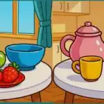 IQ test: pronađite 3 razlike na slici voća na stolu