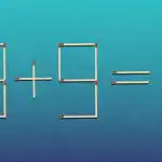 Koju šibicu treba pomaknuti da bi jednakost bila točna: zagonetka