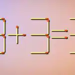 Koju šibicu treba povući da bi jednakost bila točna: IQ