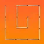 Morate pomaknuti 3 šibice da napravite 2 kvadrata: vrlo teška zagonetka Morate pomaknuti 3 šibice da napravite 2 kvadrata: vrlo teška